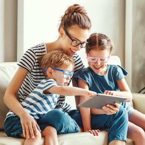 Okany 3 Count 0602 Anti-Glare Blue Light Blocking Glasses for Kids