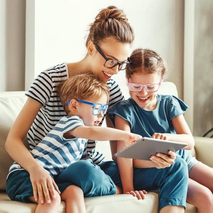 Okany 3 Count 0602 Anti-Glare Blue Light Blocking Glasses for Kids
