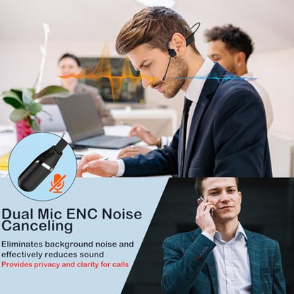 Hostena DG10 Open Ear Bluetooth Headphones Bone Conduction Noise Cancellation