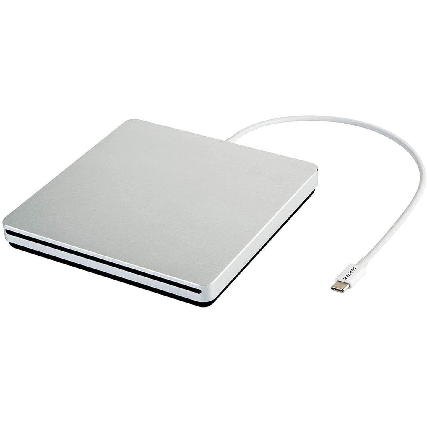 VikTck Portable External CD/DVD Drive VT967 USB Type C Silver