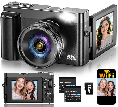 TEFTYMON 16mm DC101 64MP 4K Camera Compact Digital Vlogger