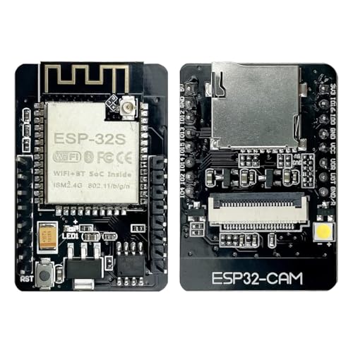 Hosyond ESP32-CAM C890-2PCS 2.4 GHz Dual-Core Development Board 240 MHz Wi-Fi Bluetooth 8 MB Storage