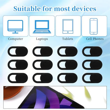 QfwdfcTrenz Flat Webcam Cover 693149 0.02" x 0.02" Universal Privacy Cover