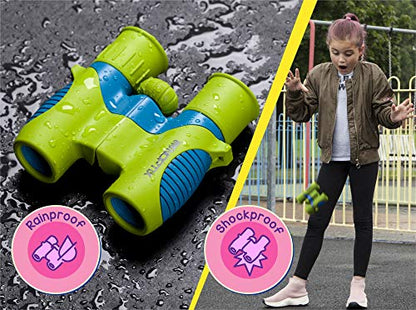Noptix 21mm Real Kids NOP-MN-BIN02 8x Roof Prism Binoculars