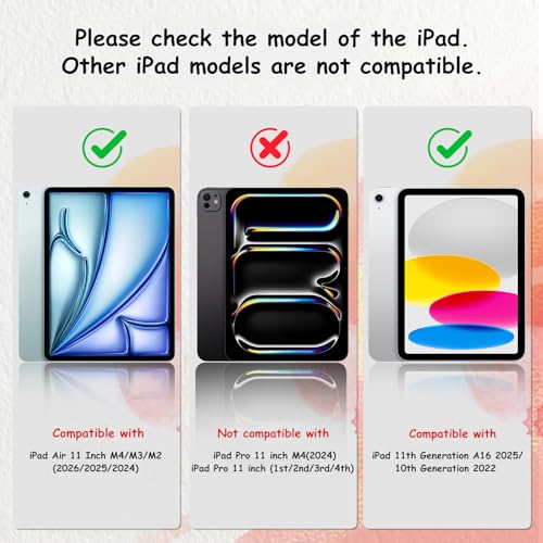 BERSEM 2-Pack PET Film Screen Protector for iPad Air 11 & iPad 11th/10th Generation (10.9 Inch, Anti-Glare, Matte Finish)