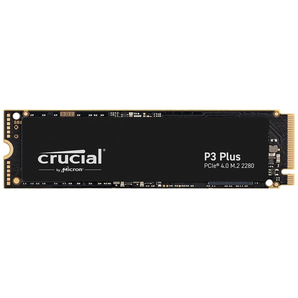 Crucial 1TB CT1000P3PSSD8 NVMe M.2 SSD, 5000MB/s Read Speed, 4200MB/s Write Speed, Solid State Drive, PCIe Gen4 Interface