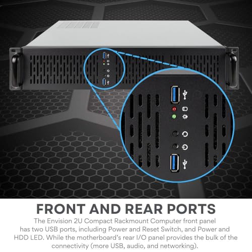 Empowered PC 5700G 32GB 2TB SSD Windows 11 Pro Rackmount Computer