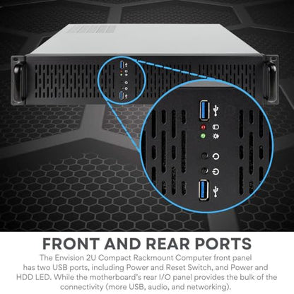 Empowered PC 5700G 32GB 2TB SSD Windows 11 Pro Rackmount Computer