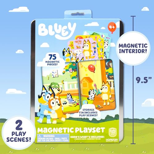 Horizon Group USA Medium 214618 Bluey Magnetic Playset