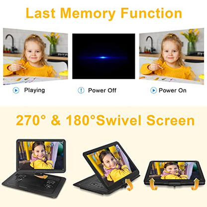 HotHat 20 Inches 2738-New 1680x1080 Portable LCD DVD Player