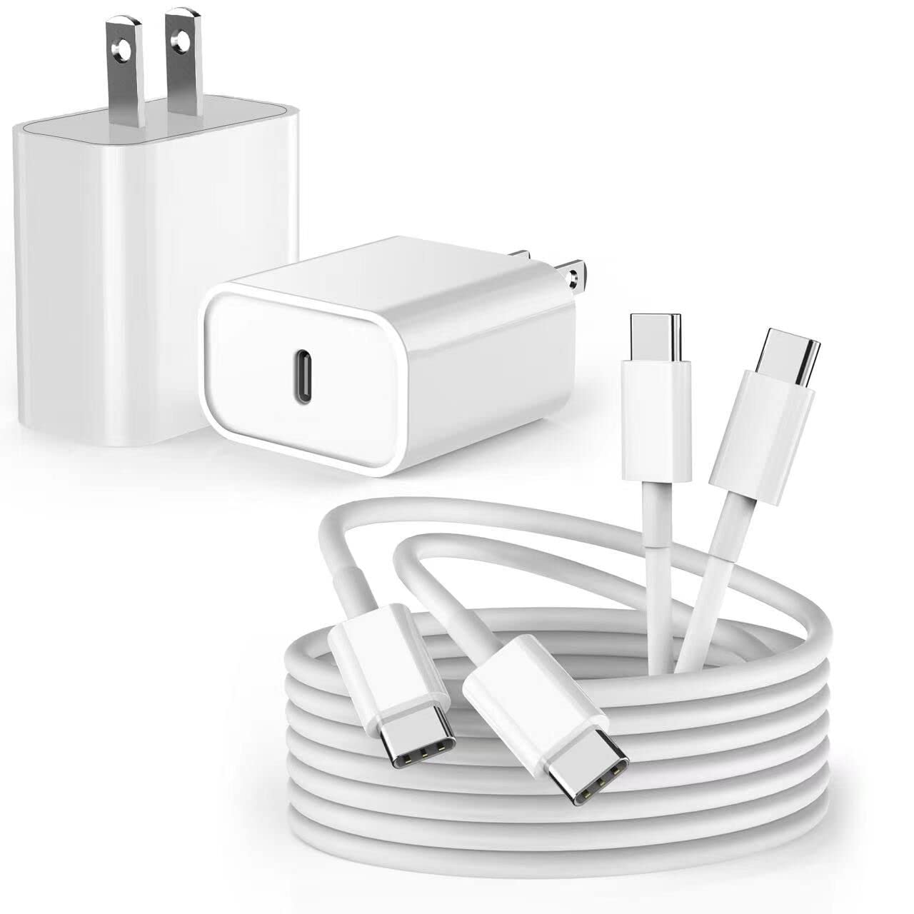 Curvologys 10FT USB C Charger 20W with USB Type C Cable Model JXYCDQ06F