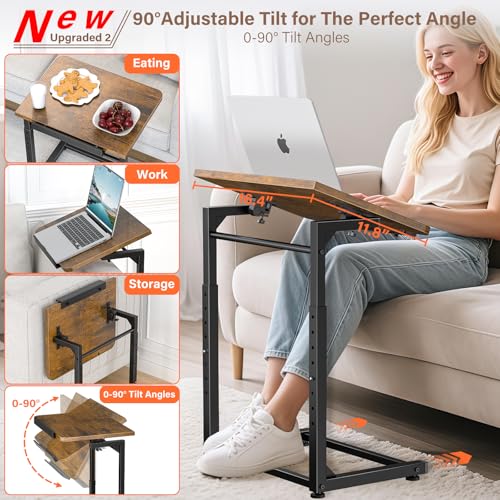 Dataroad Selead 12x16.3x31.5 inches BZ003 Tray Table Indoor Brown