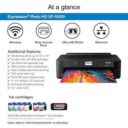 Epson Expression Photo HD XP-15000 Inkjet Printer 5760 x 1440 dpi