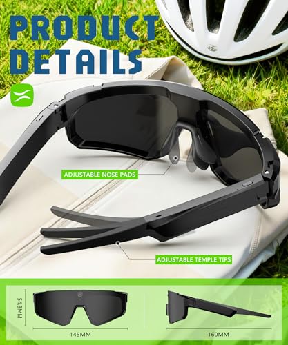GLOSSIA GLV06-1 1280x720 Digital Wearable Computer Smart Glasses