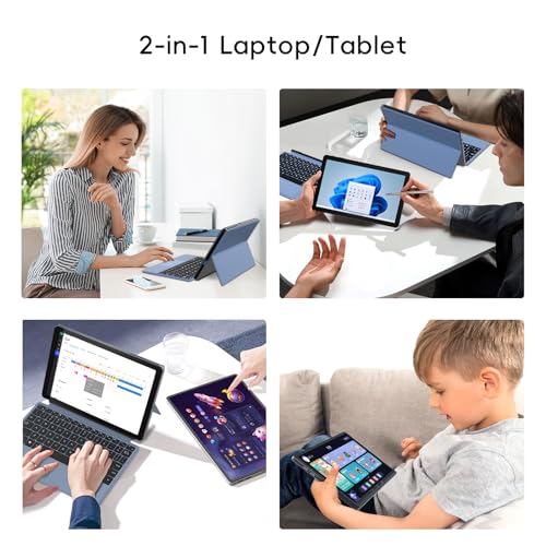 QAZIPO 10.1" JPE12 1280x800 2-in-1 Tablet Laptop with Intel Pentium Gold 6500Y