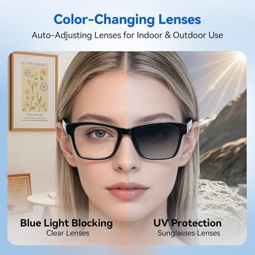 KWENRUN Smart Glasses AI Model B0G4BYN714 Bluetooth - No GPS - Lithium Polymer Battery