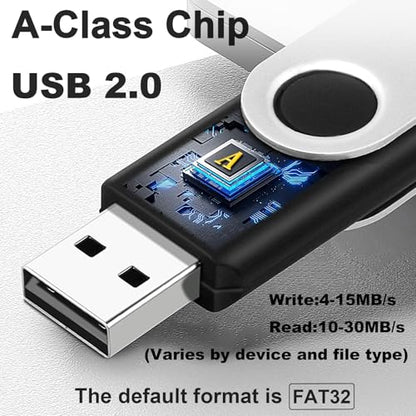 MECHEER 8GB USB2.0 Flash Drive 10-Pack 8G-10P-H
