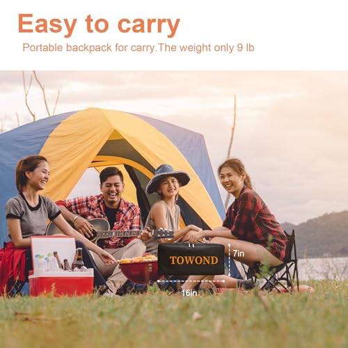 TOWOND 120 inch Projector Screen 4K 160 Degrees Matte Floor/Tripod Mount