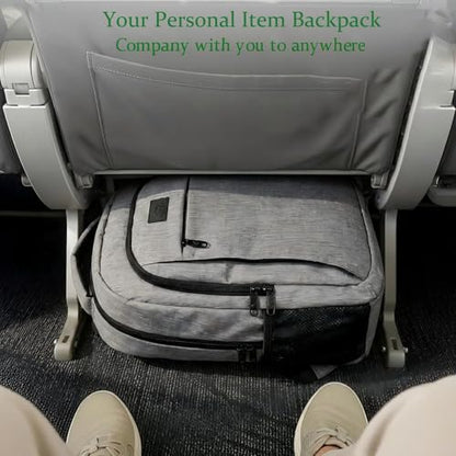 MATEIN 15.6 inch Lsg1004gryb1 Travel Laptop Backpack Water Resistant Grey