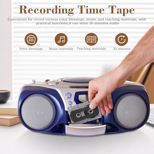 Sewroro 1 GB X1038EROHX70 Transparent Plastic Portable Microcassette Recorder