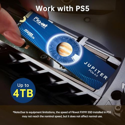 Fikwot 1TB FX991 M.2 NVMe SSD PCIe Gen 4x4 Internal Solid State Drive