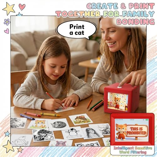 Happi2U 3.74 x 4.6 x 3.93 Q15 Monochrome Thermal Sticker Printer