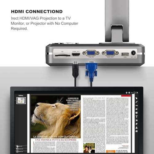 JOYUSING Automatic 8MP 1080p Document Camera with LCD Screen