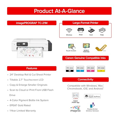 Canon imagePROGRAF TC-21M 24" 2400 x 1200 dpi Multifunction Printer