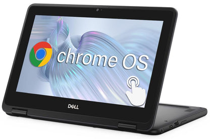 Dell 11.6" Chromebook 3100 2-in-1 Celeron N4000 1366x768 Touch LCD
