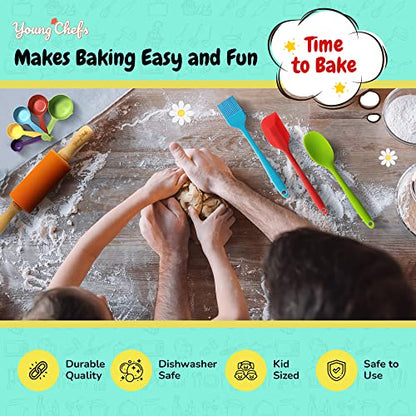 Culinary Couture Child-Size Young Chefs Baking Tool Set 19 Pieces Baking Supplies