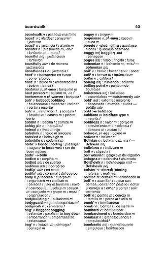 Merriam-Webster 672 Pages Bilingual Dictionary English-Spanish ISBN 978-0877792994