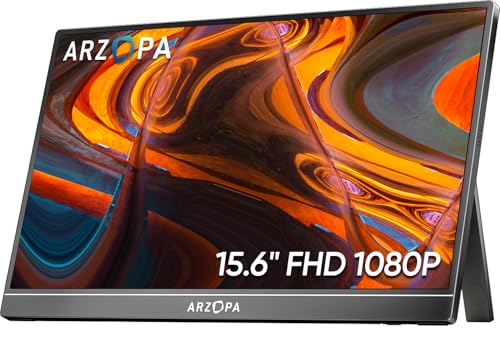 ARZOPA 15.6 inch A1 FHD 1080p 60Hz LCD Monitor