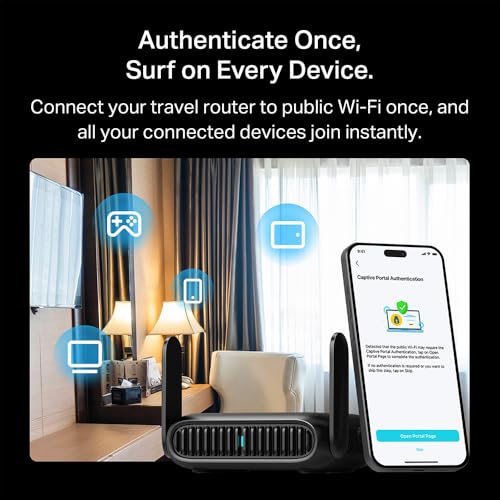 TP-Link AX1500 Portable Wi-Fi 6 Travel Router TL-WR1512X Dual-Band 1500Mbps