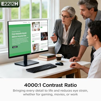 KOORUI 22 Inch E2212H FHD 1080p 100Hz LED Monitor