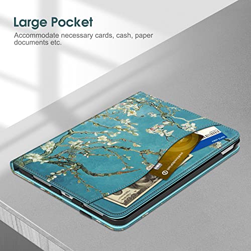 FINTIE Case for iPad 10.9 Inch 2022 and 11 Inch 2025, Hard Shell, Faux Leather, Microfiber, Adjustable Viewing Angles