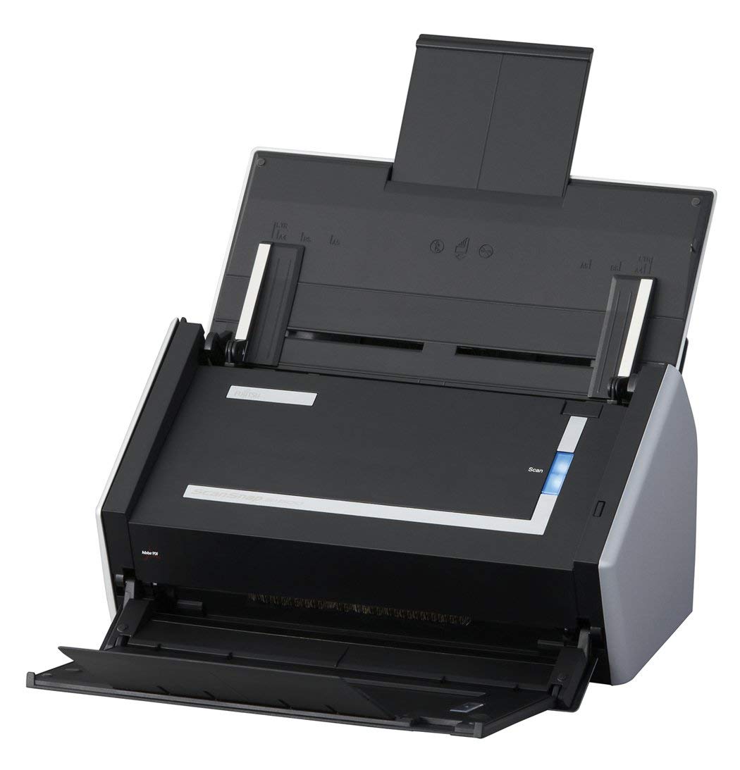 Fujitsu ScanSnap S1500 Document Scanner USB 600 DPI 20 PPM 50 Page Capacity