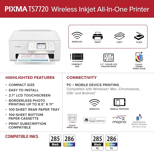 Canon PIXMA TS7720 6256C002 1200 x 1200 dpi Inkjet Printer