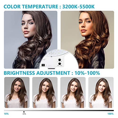 NEEWER 18 Inch LED Ring Light RL-18 55W Cold Shoe Photography