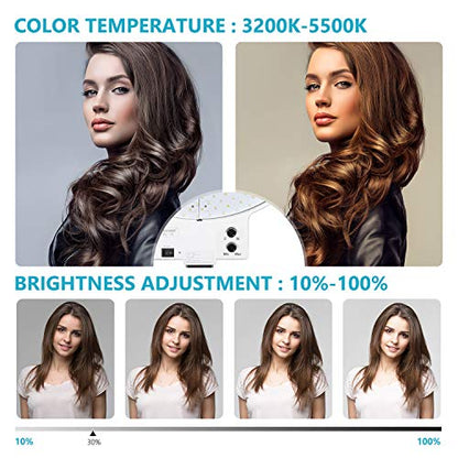 NEEWER 18 Inch LED Ring Light RL-18 55W Cold Shoe Photography