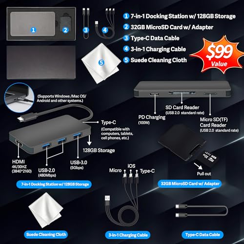 Lenovo 12.2" N100 4GB 1920x1200 2-in-1 Laptop