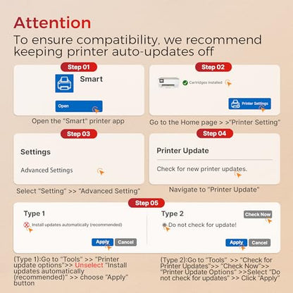 eJet 67XL Ink Cartridges Black and Color Combo Pack 705 Page Yield Compatible with HP Printers
