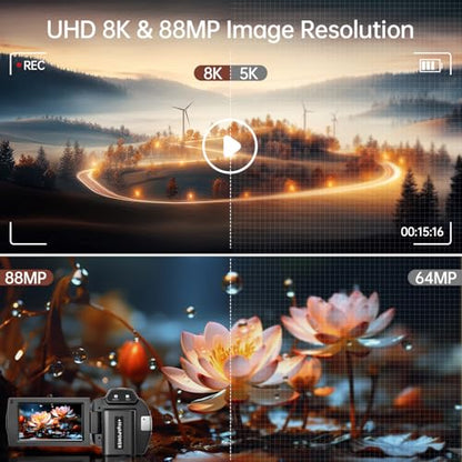 FlyFrost 8K Video Camera HDV-255K 8K 15FPS CMOS Camcorder