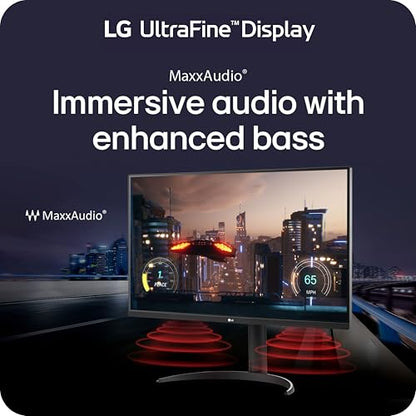 LG 32UR550K-B 31.5-inch 4K UHD (3840 x 2160) LED Monitor, 60Hz, VA Panel