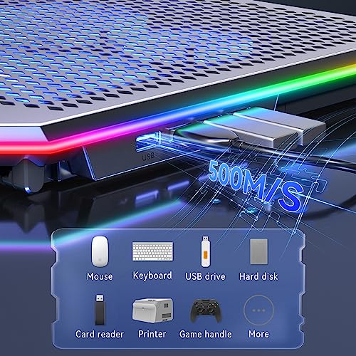 KYOLLY 16.7" x 11" Laptop Cooling Pad with 6 Fans