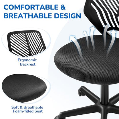 Yaheetech 20x22x36.5 Office Chair YT-0010368102 Adjustable Ergonomic Rolling