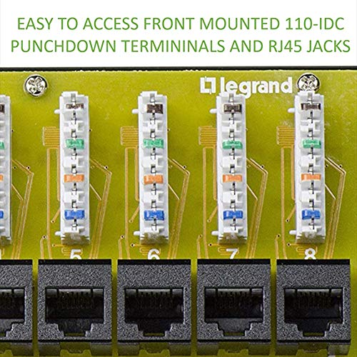 Legrand On-Q 8-Port Cat 6 Network Interface Module AC1068