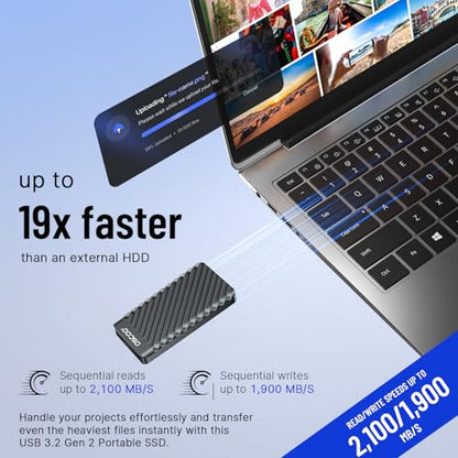 OSCOO 1TB MD006 External Solid State Drive USB 3.0 2000 MB/s Portable SSD