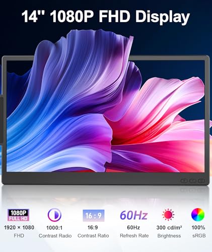 Orfibz 14" S8 1920x1080 60Hz IPS Monitor
