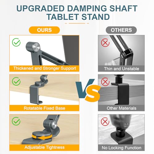 Houele Stand for Tablets and Phones Compatible with Devices Up to 15.6 inches