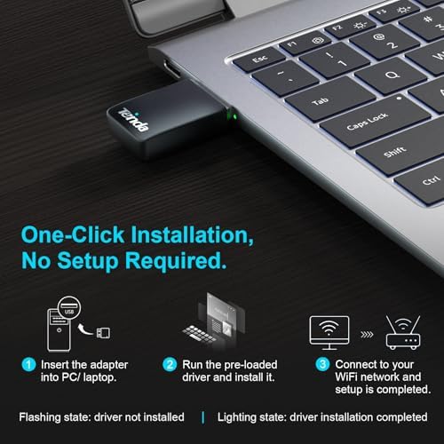 Tenda U11 AX900 Dual-Band USB WiFi Adapter